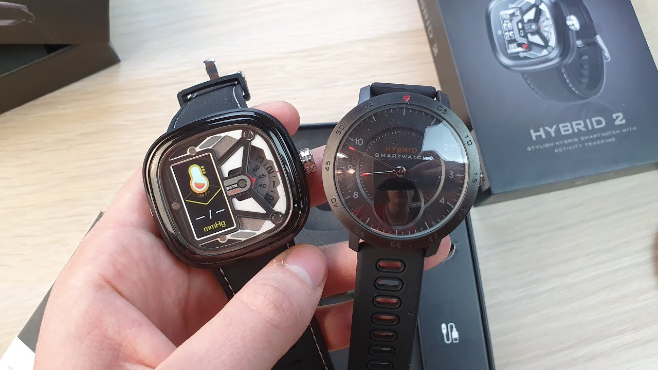 ЧАСЫ ZEBLAZE HYBRID И HYBRID 2 - ГИБРИДНЫЕ СМАРТ-ЧАСЫ!