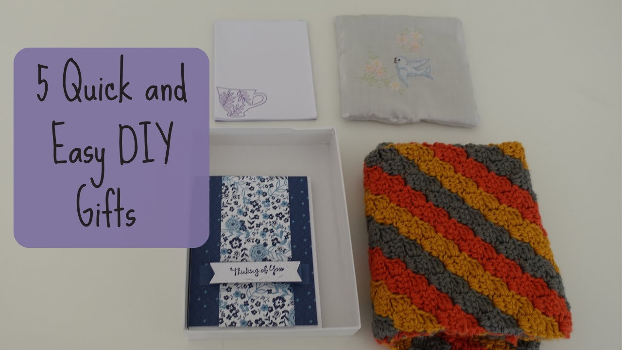 5 Quick and Easy DIY Gifts YouTube