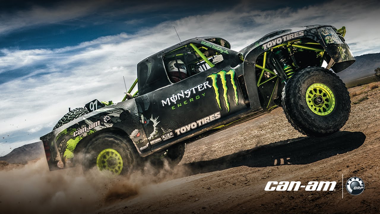 Ballistic BJ Baldwin Shows Off His New Monster Energy Trophy Truck