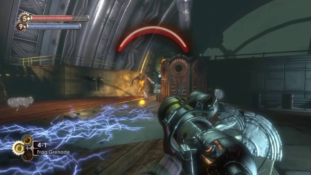 Bioshock 1. Defeating Fontaine on Survivor Difficulty on PS4