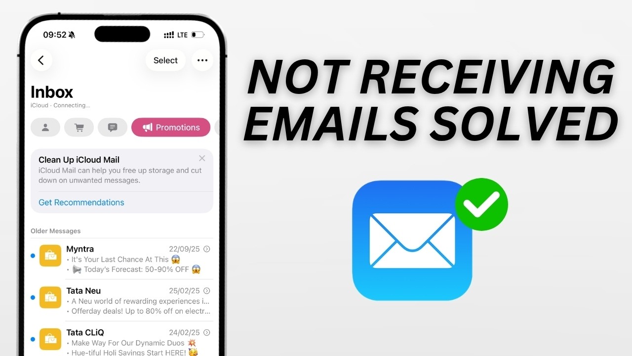 iPhone Not Receiving Emails Solved in 3 Minutes! - YouTube