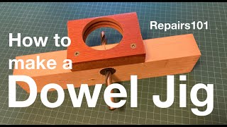 Easy Dowel Jig / Drill Guide by Repairs101 1,483 views 2 years ago 5 minutes, 1 second