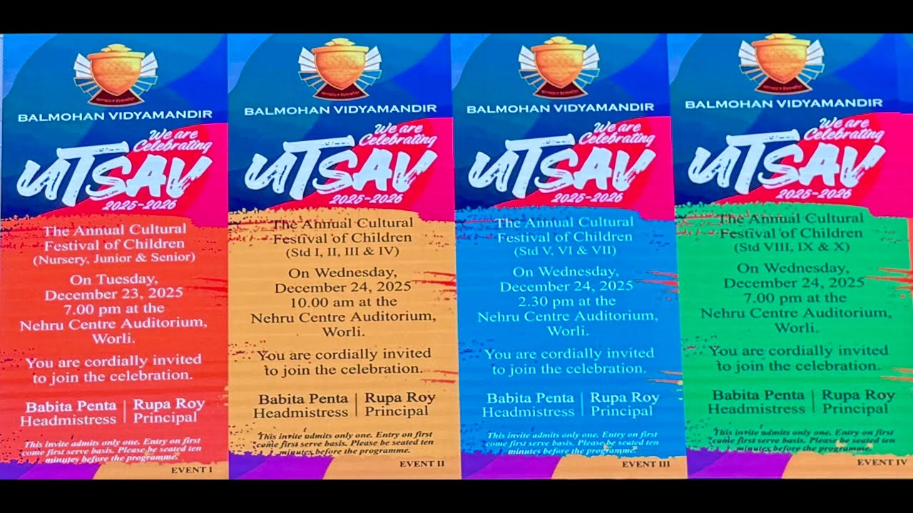 Balmohan Vidyamandir Annual Cultural Festival of Children, Std 8-9-10 on Adishakti (Hindu Mythology)