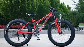Foreshow Mountain Bike Thick Mountain Bike Fat Bike Mountain Bike Variable Speed Road Speed Bike