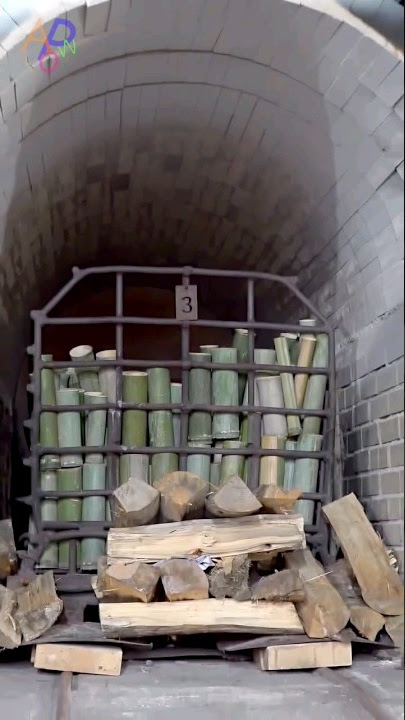 Wonderful Korean Bamboo Salt Mass Production Factory #allprocessofworld