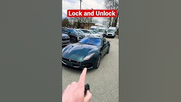 Lock and unlock | Jaguar F-Type R #shorts