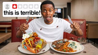 I Tested The Worst Rated Restaurants In South Africa