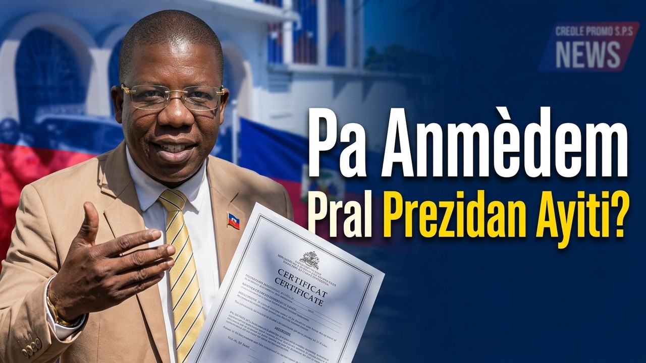 Paul Gerot Jean baptiste Pral Prezidan Peyi dayiti! Pa amèdel tou devwale Se Li kap vinn prezidan..