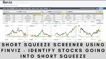 What Is A Short Squeeze In Stocks | Short Squeeze Screener Using FINVIZ