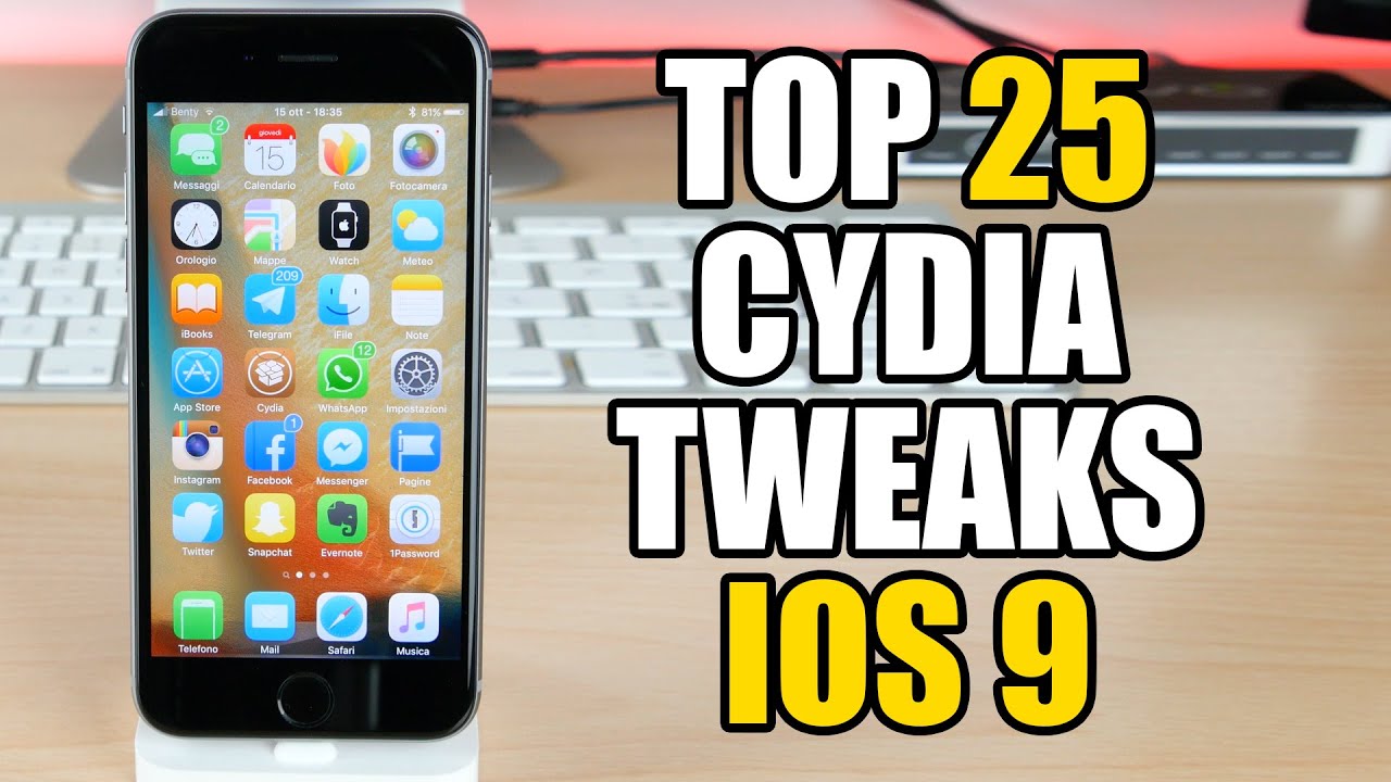 Top 25 Cydia Tweaks - iOS 9 Jailbreak [Pangu9]