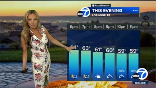 Temperatures cooling off in SoCal