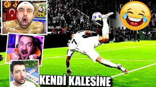 BU ÜÇLÜ ÇOK GÜÇLÜ ! KENDİ KALESİNE VOLE GOL ! EKİP PES 2021 !