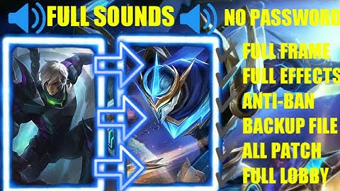 GUSION EPIC SKIN INTO LEGEND FIXED BUG SKIN SCRIPT WITH BACKUP FILE FULL SOUNDS NO PASSWORD