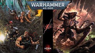 Catachan Astra Militarum Vs Tyranids Warhammer 40k Battle Report