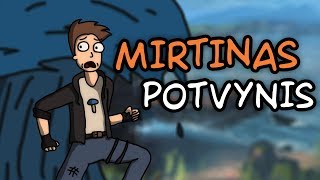 MINECRAFT PABĖGIMAS NUO MIRTINO POTVYNIO!