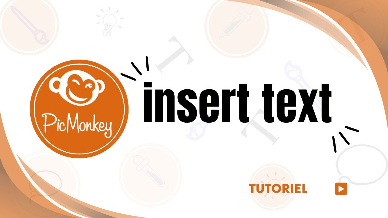 How to insert text in picmonkey