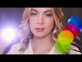 Asmr eye exam  color blind test medical roleplay light triggers follow my instructions