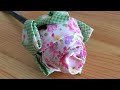 ROSA DE TECIDO DIY PAP FÁCIL