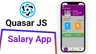 QuasarJS Tutorial - Design App Salary