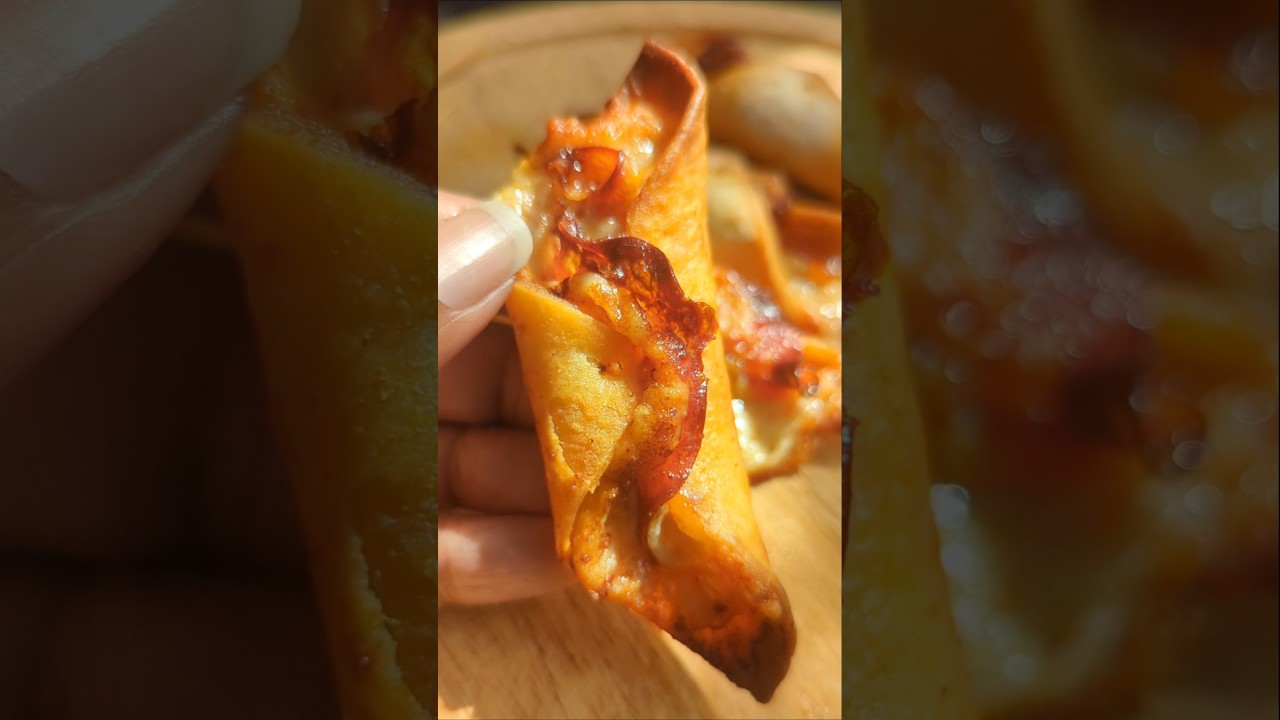 TORTILLA PIZZA CIGARS 😍 