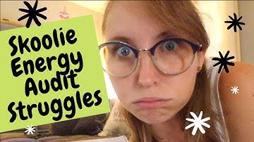 Energy Audit Struggles + Failing at Making a Furring Strip Template | SKOOLIE VLOG 8