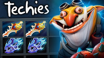 OMG x2 Divine Rapier + x2 Moonshard🔥🔥🔥Techies Insane Attack Range + Damage Burst 57Kills | Dota 2