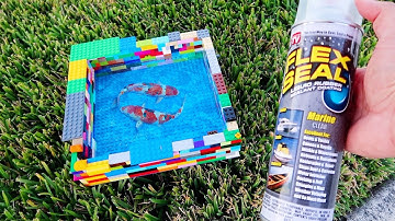 LEGO *FLEX SEAL* FISH Aquarium Pond! DIY