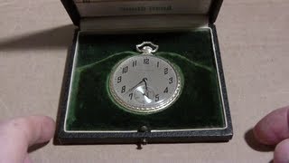South Bend pocket watch with box, grade 429.