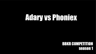 BEATBOX BATTLE KR 온라인 배틀  l TOP 8 (3경기)  l Adary VS Phoniex-k