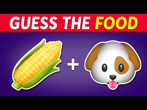 🍔 Can You Guess The FOOD By Emoji? 🍩 | Food And Drink Emoji Quiz