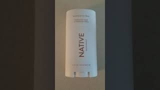 Native deodorant review of a strange ingredient.