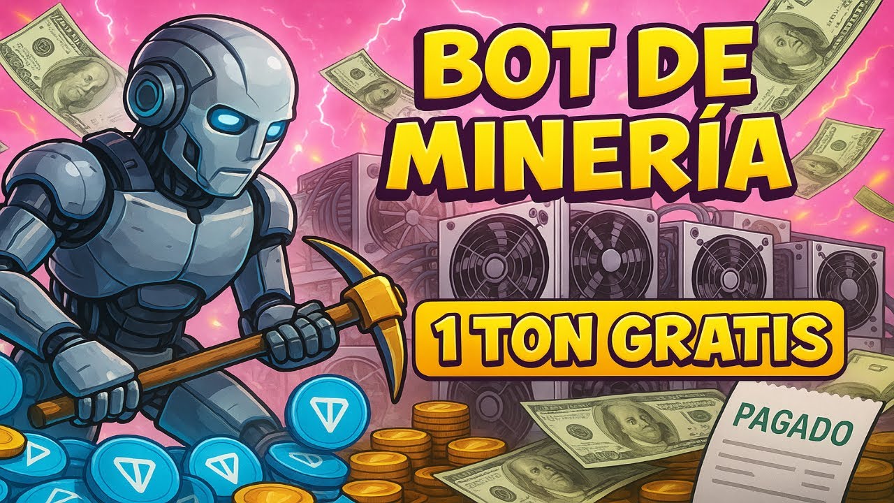 🚀 BOT de Telegram para Minar TON Coin GRATIS 💰 Retiro 1 TON en Vivo✅