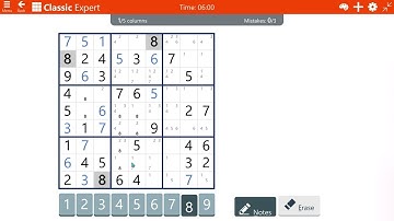 Microsoft Sudoku Classic Easy | April 19, 2022 | Daily Challenges