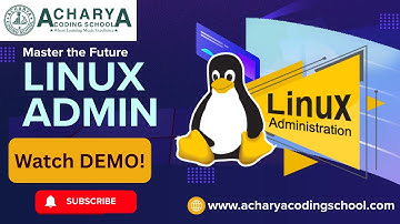 Linux Administration Demo Class | Step-by-Step for Beginners by Acharya Coding School