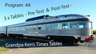 Grandpa Ken's Times Tables -   3x Tables   Pre- test and Post Tests