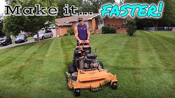 Jak rychle jezdí komerční sekačky na trávu?