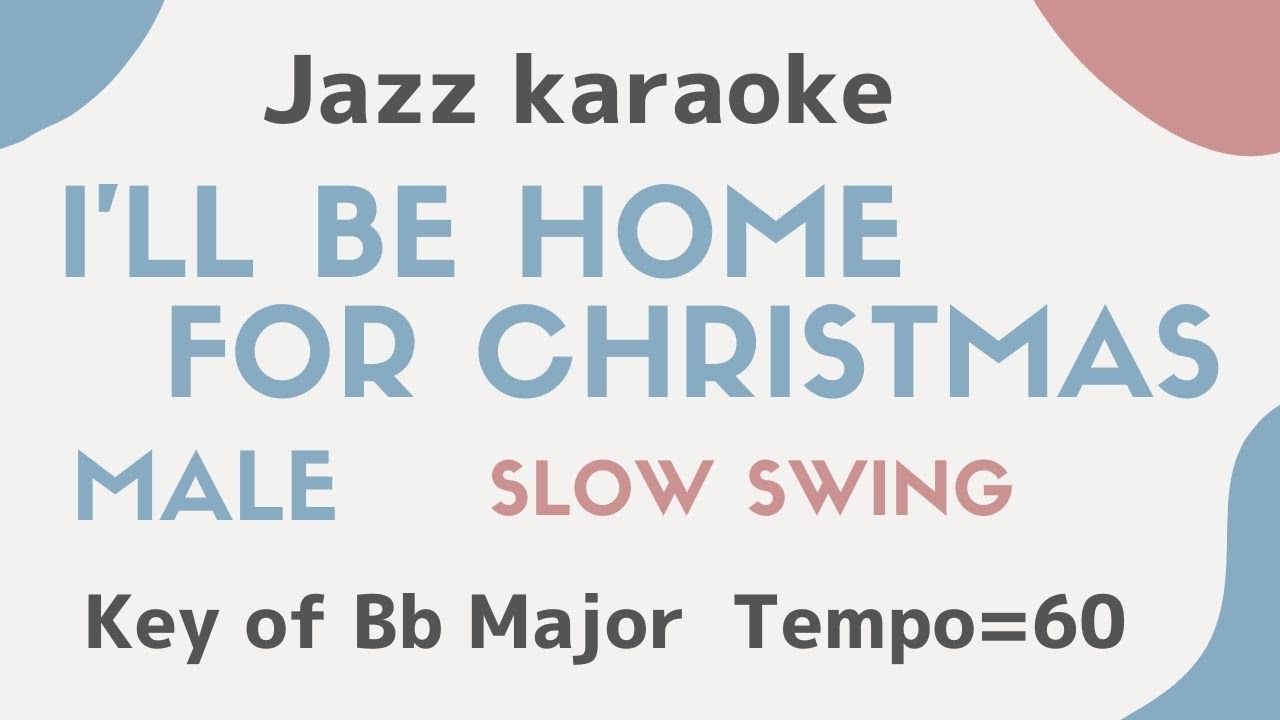 I'll be home for Christmas The male singers' higher key [Sing along