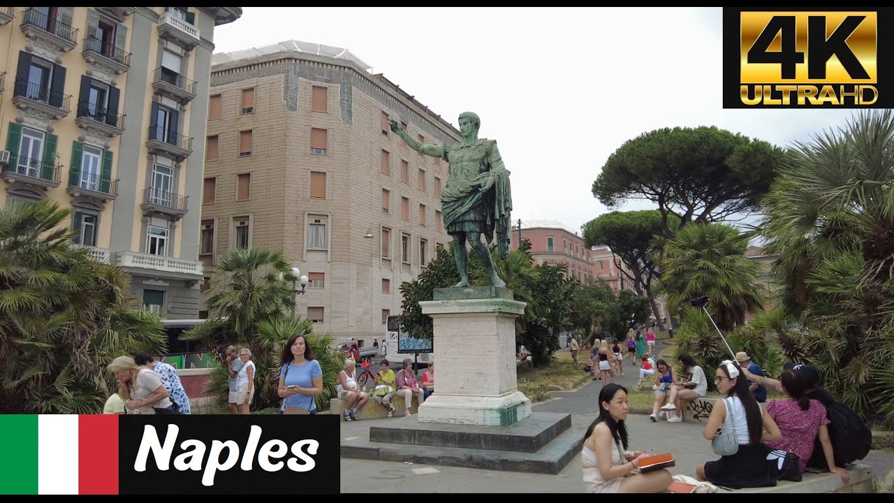 Naples: Borgo Santa Lucia | Italy【4K】