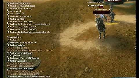 AIKA Online: bot named FrozenICE from Lenaria