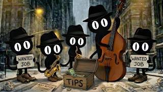 Black Cats Street Jazz: Soulful Nights of Quiet Survival and Focus