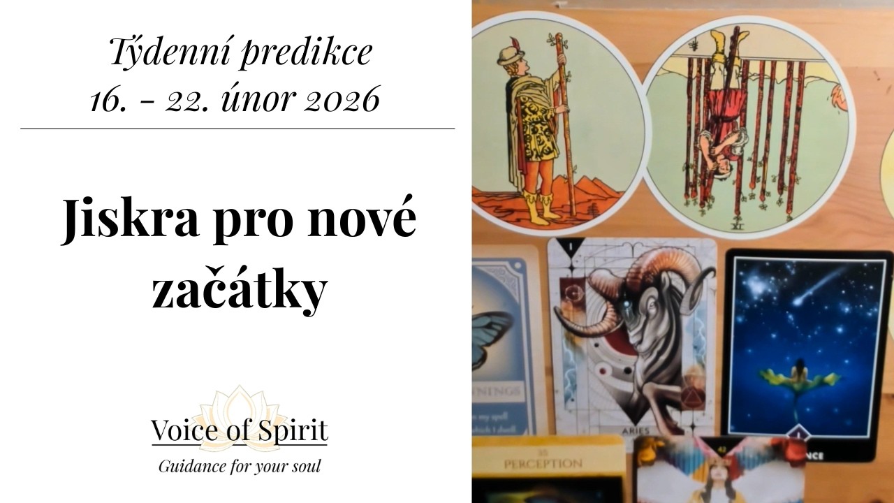 Jiskra pro nové začátky (energetická predikce - 16. - 22. únor 2026)