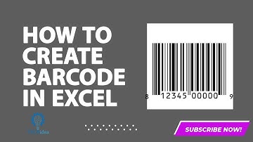 How to create barcode in excel 2025 [New Method] (Easy & Quick)