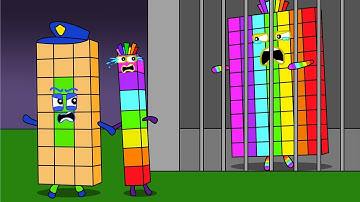Police...Numberblocks 70 Is Not The Thief! - Numberblocks Funny Animation