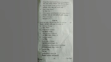 +3 5th semester political science honors  core- 12,question paper. utkal university.