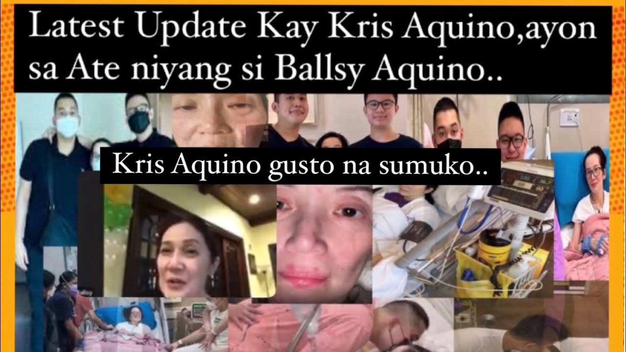 Latest Update kay Kris Aquino,ayon sa Ate niyang si Ballsy Aquino…Kris