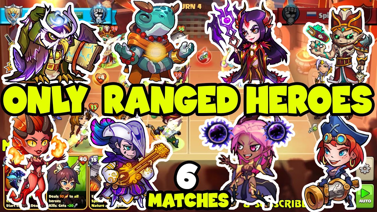 Only Ranged Heroes 6 Matches Mighty Party YouTube