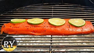 Honey Lime Salmon Smoked On The Weber Kettle