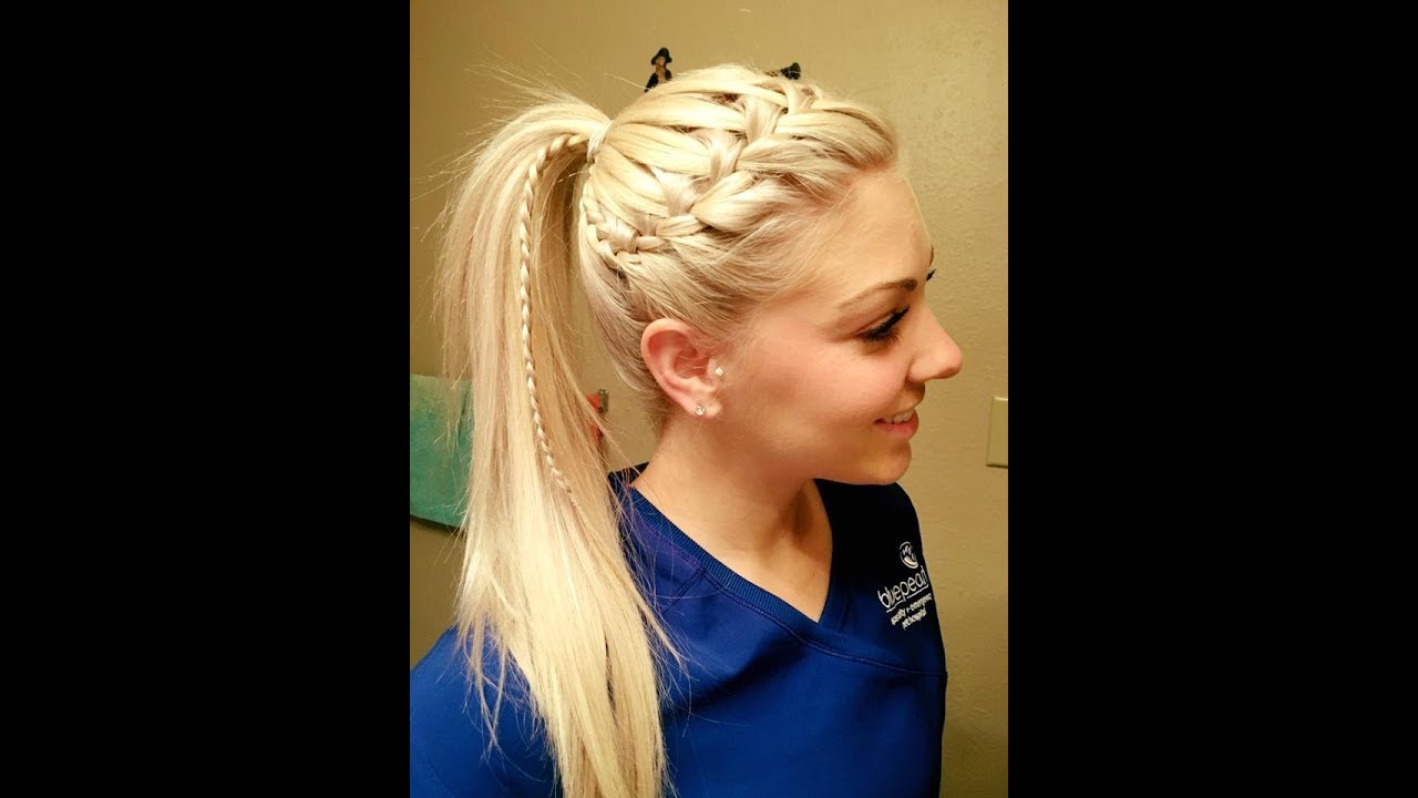 The Braided Blonde: Reverse Waterfall Braid