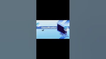 Classification of Computer #education #computer #dca #dcaclasses #dcatechnical #computerdiploma