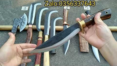 Dao quắm, dao rựa phát cỏ, rìu đi rừng, dao mèo Phúc Sen Cao Bằng LH: 0356337643 (25/7/2022)